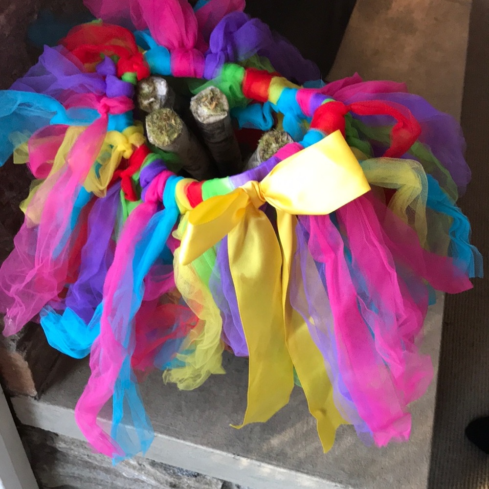 Infant rainbow tutu skirt 12m (6-12m, 12-18m)